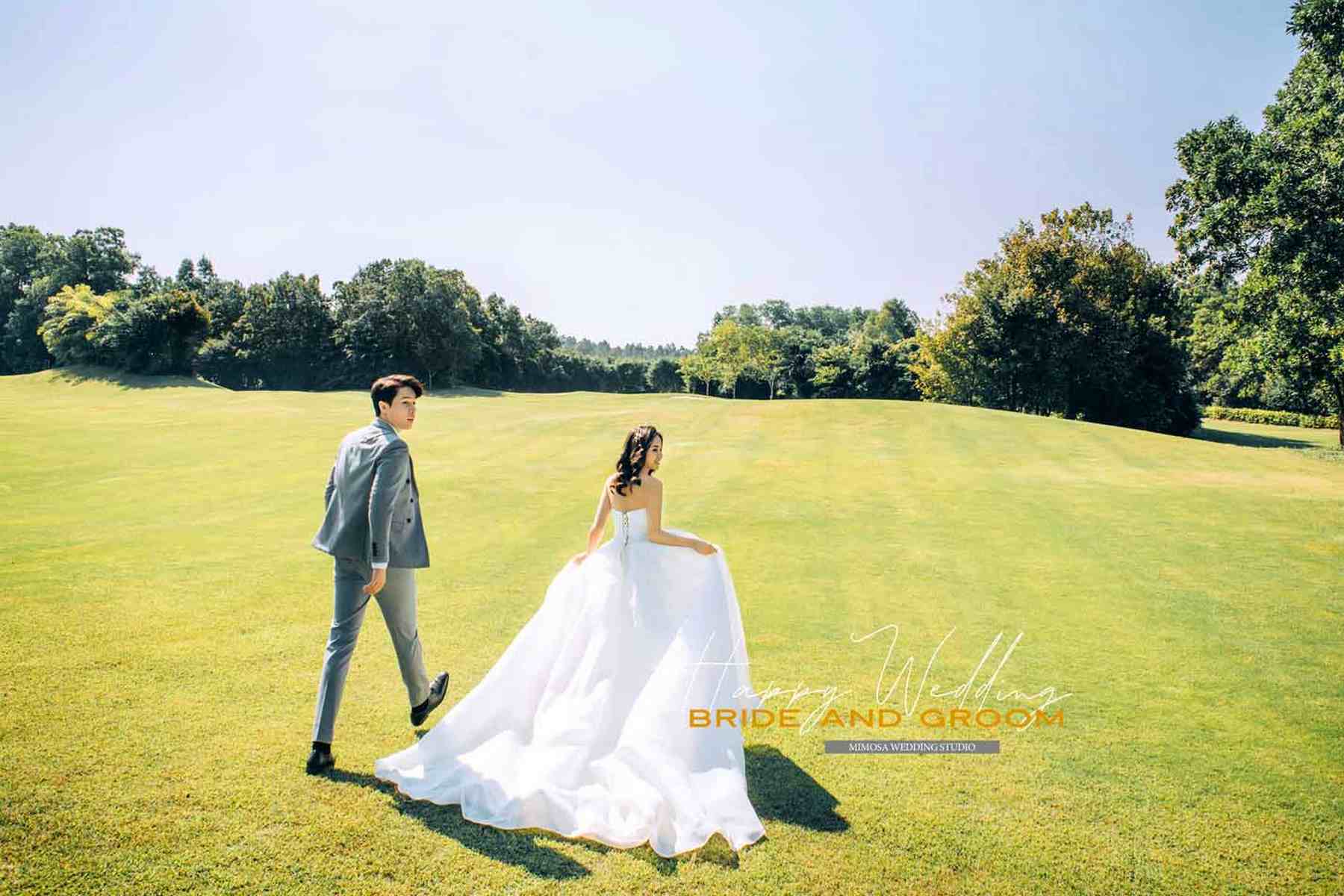 Ngắm bộ ảnh cưới tuyệt đẹp chụp tại Flamingo Đại Lải Resort của cặp đôi Hà Nội